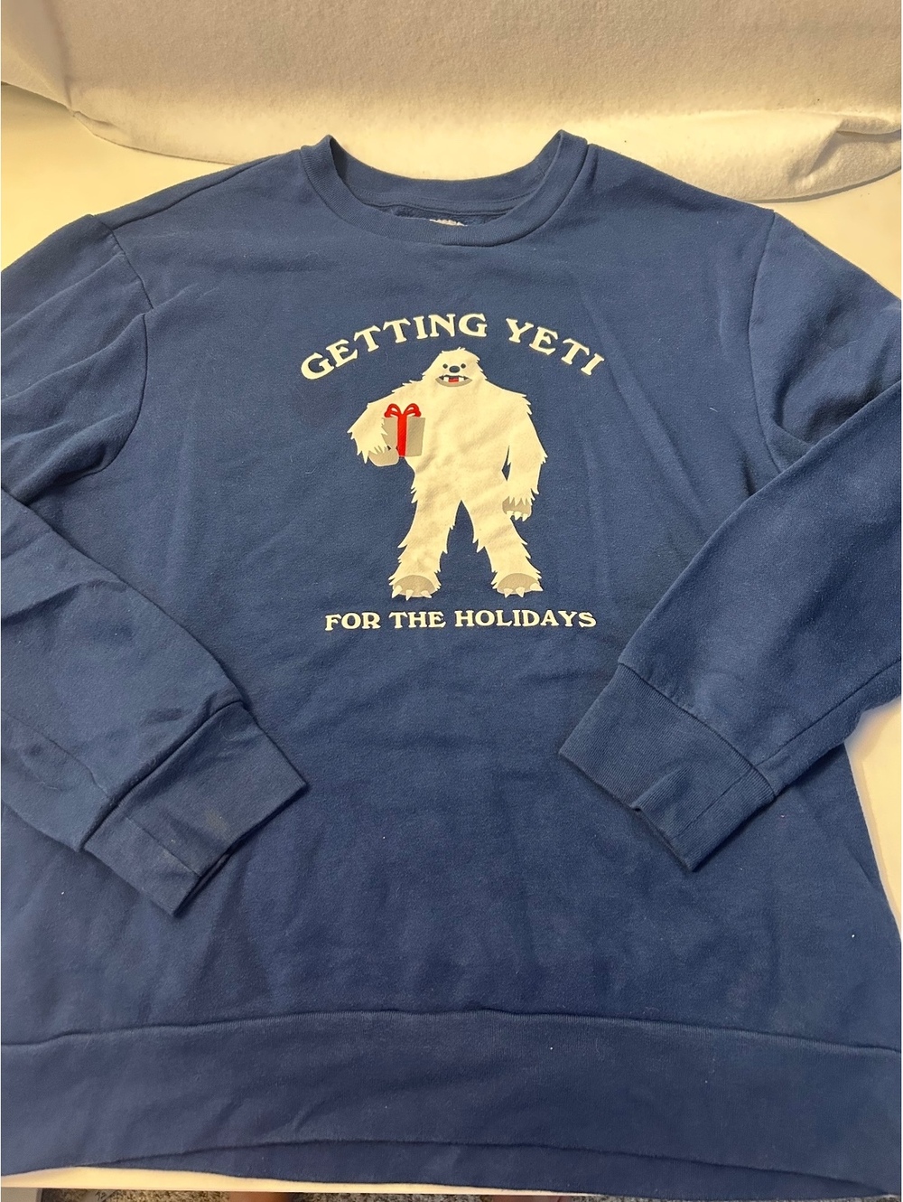 Old Navy Sweatshirt Getting Yeti For The Holidays